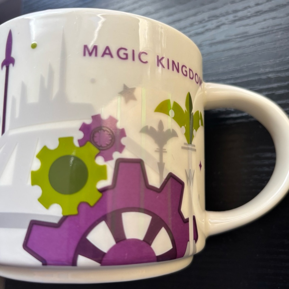 Starbucks you are here collection Disney parks mug, Magic Kingdom